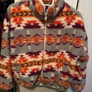 Forever 21 Sherpa zip up jacket